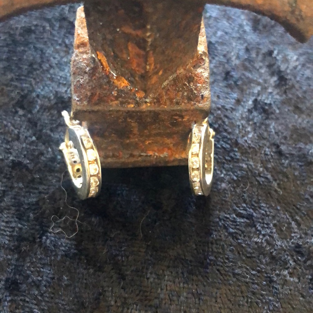 Silpada Cubic Zurconia and Silver Earrings